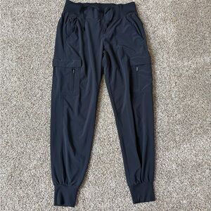 All in Motion Black Track Pants with Elastic Cuffs